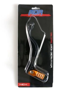 Suzuki RM 125 1989 - 2008 Alloy Gear Shift Lever MDR Hardware Black Yellow - Picture 1 of 1