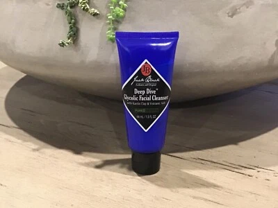 Limpiador facial glicólico Jack Black Deep Dive para hombres 1,5 oz/44 ml nuevo sellado Foto 1 de 3