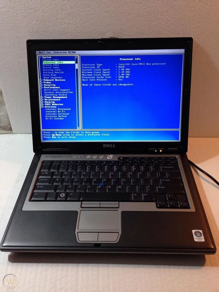 Dell Precision M4300 15.4" NVIDIA Quadro CADCAM laptop Windows 10 OFFICE 2007 - Image 1 of 1