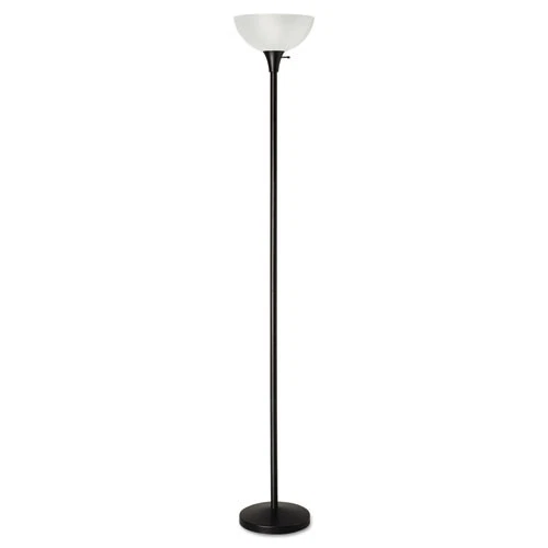 Alera Floor Lamp 71" High Black Alelmpf72b
