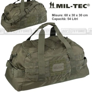 Borsa Borsone Tracolla MILTEC Combat Parachute Cargo Bag Militare Softair VERDE - Imagen 1 de 1