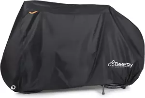 BEEWAY Bike Cover, Waterproof Bicycle Cover Indoor Outdoor Storage - 210T Nylon - Picture 1 of 12