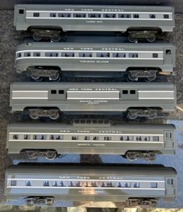 Williams Aluminum 5 Car Lighted NY Central Passenger Set-crown Edition 2801 - Picture 1 of 6