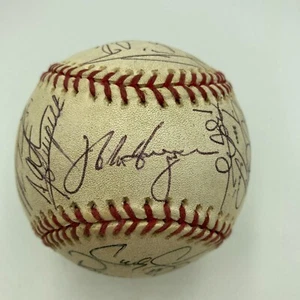2005 Seattle Mariners Team Signed Game Used Baseball Adrian Beltre King Felix - Picture 1 of 8