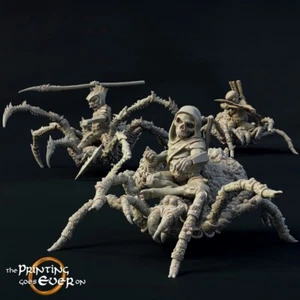 Goblin Spider Riders 28 mm miniaturas dnd minis fantasía miniaturas mazmorras lotr - Imagen 1 de 4