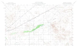 Newberry Quadrangle California 1955 Topo Map USGS 15 Minute Topographic - Picture 1 of 2