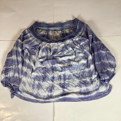 Vintage America Womens Blouse Shirt Top Sz M Medium Long Sleeve Casual Comfort - Image 1 of 4