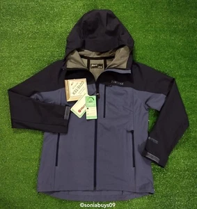 Chaqueta con capucha para mujer Marmot ROM GORE-TEX INFINIUM, azul marino ártico, talla L - Imagen 1 de 18
