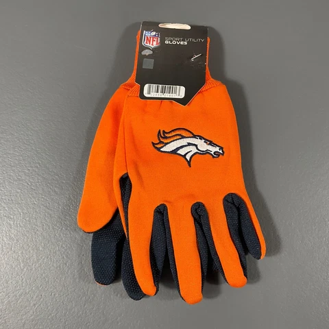 Denver Broncos NFL Football Two Tone Sports Utility Gloves Orange Black - Sports Cover