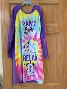 New Wonder Nation Dogs Puppy Girls Nightshirt Nightgown Long sleeve many sizes - Picture 1 of 1