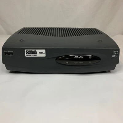 Cisco 1720 1700 Series 10/100BaseT Modular Router 1-Port Wired ~ Base Unit Only - Image 1 of 4