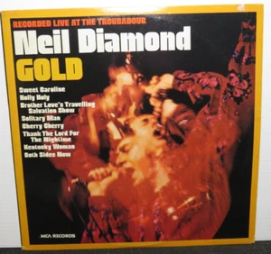 NEIL DIAMOND GOLD (VG+) MCA-2007 LP VINYL RECORD - Imagen 1 de 4