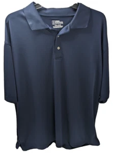 PGA Tour Performance Golf Polo Dark Blue Slate Men's 2XL Golf Shirt - Picture 1 of 8