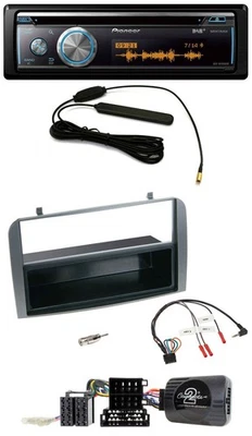 Pioneer CD USB Bluetooth DAB Lenkrad Autoradio für Alfa 147 GT 07-10 anthrazit A - Bild 1 von 4