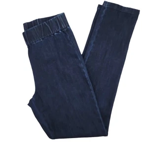 Soft Surroundings #29685 Denim Metro Legging Skinny Pull On Dark Blue Size Small - Picture 1 of 5
