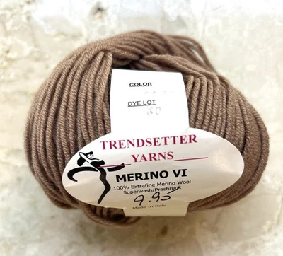Trendsetter Merino VI-100% Lana Merino Superwash, Italia, Color: 9905 camel/marrón Foto 1 de 3