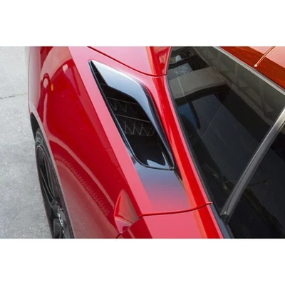 Black Sport Fade Rear Quarter Vent Graphic for 2014-19 Chevy Corvette C7 [Vinyl] - Image 1 of 4