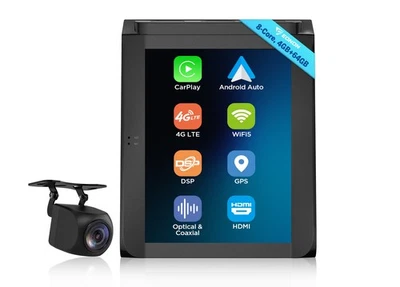 4+64 Android CarPlay 12.1" Tesla Car Stereo Radio WiFi DSP for Ford F150 2015-20 - Image 1 of 4