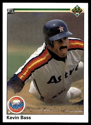 1990 Upper Deck Kevin Bass Houston Astros #302 - Image 1 of 2