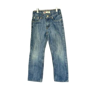Levi’s | Pantalones de mezclilla azules de pierna recta 514 para niños 7R - Imagen 1 de 13