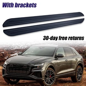 2Pcs Running Boards Nerf Bars Side Steps Fits for Audi Q8 2019-2020 - Picture 1 of 10