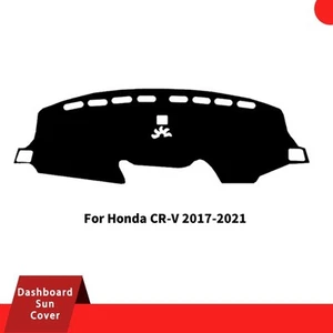 Suede Washable Dashboard Sun Cover For Honda CR-V 2017-2021 Anti-Slip Dash Mat - Picture 1 of 13