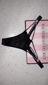 NWT Victoria’s Secret Very SexyStarstruck Shine High-Leg Thong Panty Size M - Picture 1 of 3