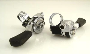 1980s Shimano SL-AT50 THUMB Shifter Friction Shifting Levers Mountain Bike (11) - Picture 1 of 5