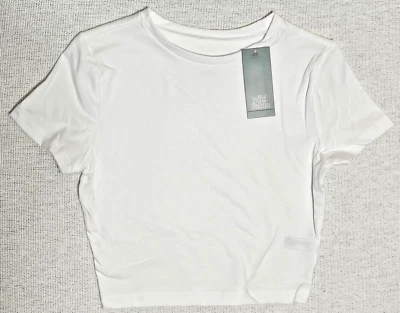 Wild Fable Juniors Cropped Round Neck Tee Girl's S - Image 1 of 2