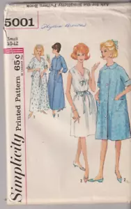 5001 SIMPLICITY c.1963 - CAMISÓN Y BATA - Talla S 10/12 B 31/32" - Imagen 1 de 2
