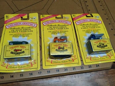 Lot of 3 Old Matchbox Originals Authentic Recreations No. 6,19,26 Venture Store - Image 1 of 4