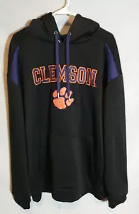 Campus Drive Clemson Tigers Black Pullover Hoodie XXL Embroidered - Picture 1 of 9