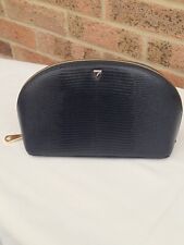 Cosmetic / toiletry / Make up bag large - Black Lizard - New with dustbag