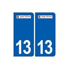 13 Saint-Victoret logo ville autocollant plaque sticker droits