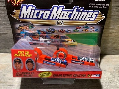 2000 MicroMachines Dueling Drivers Jeff Gordon vs. Rusty Wallace Winner's Circle - Image 1 of 4