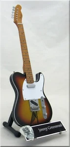 JONNY GREENWOOD Guitarra Miniatura Telecaster RADIOHEAD con Púa de Guitarra - Imagen 1 de 2