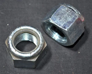 7/8 x 16 Nyloc Hex Nuts, Nylock New Old Stock, Qty 2 - Picture 1 of 3