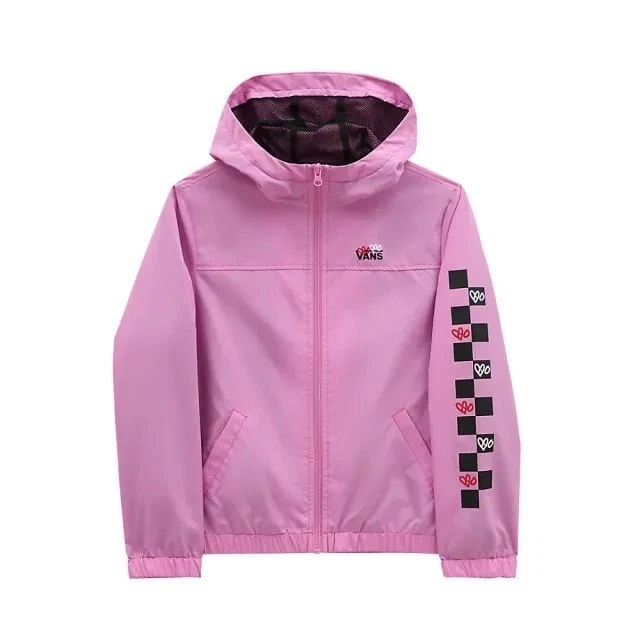 Nuevo cortavientos para niñas Vans Kastle Cyclamen/negro talla M (10-12) Foto 1 de 1