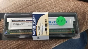 Super Talent (D32PB12C) 512MB PC-3200 DDR-400 CL3 184-Pin SDRAM (Qty 1) - Picture 1 of 1