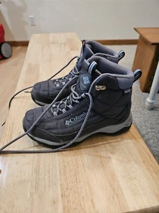 Columbia Firecamp grau Winter Wandern wasserdichte Stiefel Damengröße 8 wenig benutzt - Bild 1 von 12