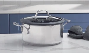 Princess House Culinario Series Olla Coladora Saludable 5 Qt con Tapa de Silicona ¡Nueva! - Imagen 1 de 1