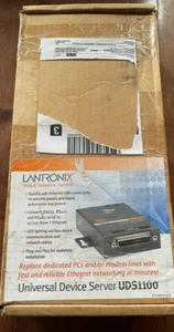 Lantronix UDS1100 Industrial Serial to Ethernet Converter BRAND NEW - OPEN BOX - Picture 1 of 2