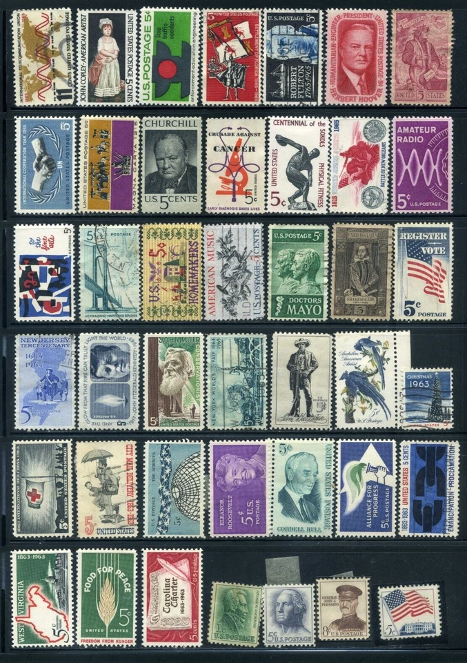 United States 5 Cent Used Collection MSC011 - Image 1 of 1