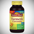 Nature Made TURMERIC CURCUMIN Antioxidant Herbal Supplement - 60 Capsules