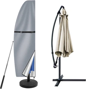 Neween Cantilever Parasol Cover with Rod, Heavy Duty Large Umbrella Cover wit... - Picture 1 of 22