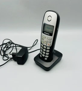 Siemens Gigaset A16 Mobilteil Telefon + Ladestation Ladeschale Charger - Zdjęcie 1 z 5