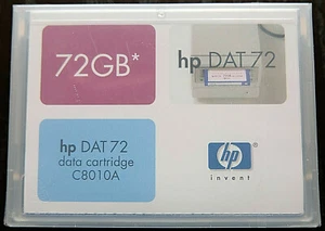 cassette de stockage numérique DAT 72 **** HEWLETT – PACKARD **** NEUVE!!!! - Afbeelding 1 van 2
