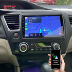 9"Android 12 Gps Car Radio Stereo Head Unit For Honda Civic 2013-2017 Carplay Bt