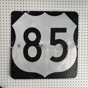 Authentisches US Highway 85 Route Straßenschild 24x24 Denver Colorado Vintage reflektierend - Bild 1 von 5