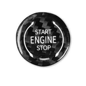 Superposición de botón de encendido de carbono real para Corvette C8 2020-2021 -Start/Stop Button Cover - Imagen 1 de 9